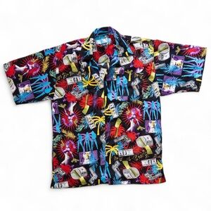 GB Design Lab Vibrant Multicolor Graphic Men's Shirt